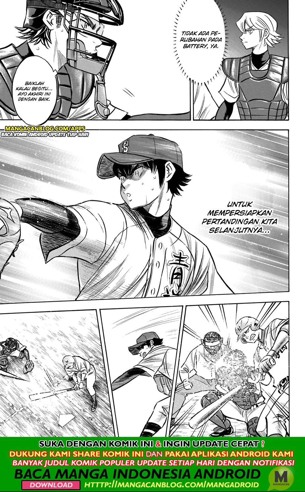 Diamond no Ace Act 2 Chapter 197 Gambar 5