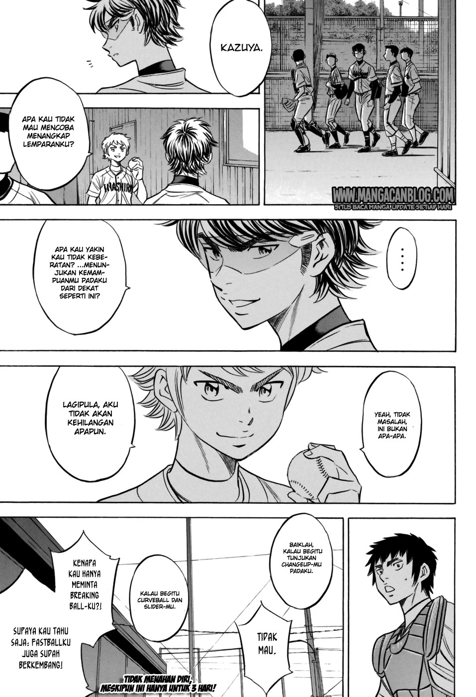 Diamond no Ace Act 2 Chapter 99 Gambar 23