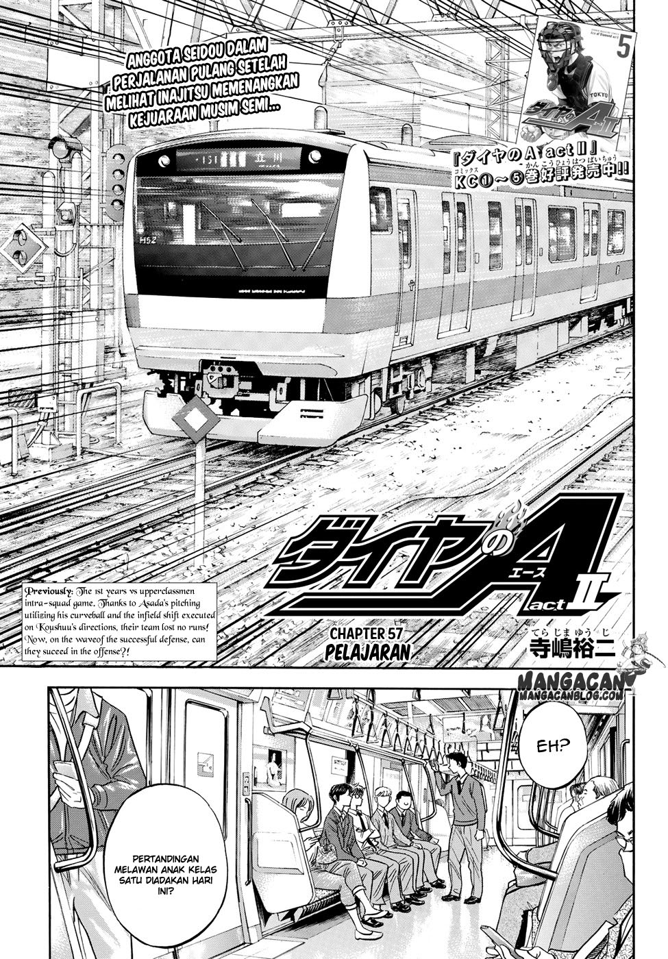 Komik Diamond no Ace Act 2 Chapter 57 gambar nomor 1