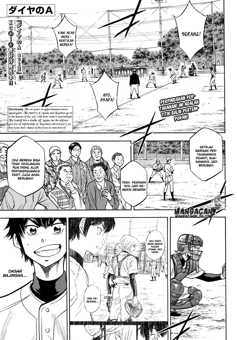 Komik Diamond no Ace Act 2 Chapter 56 gambar nomor 1