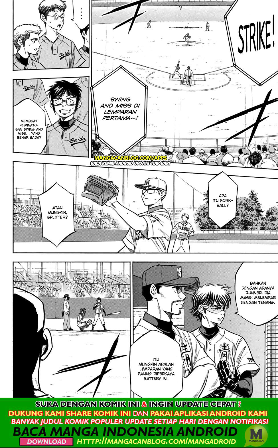 Diamond no Ace Act 2 Chapter 191 Gambar 12