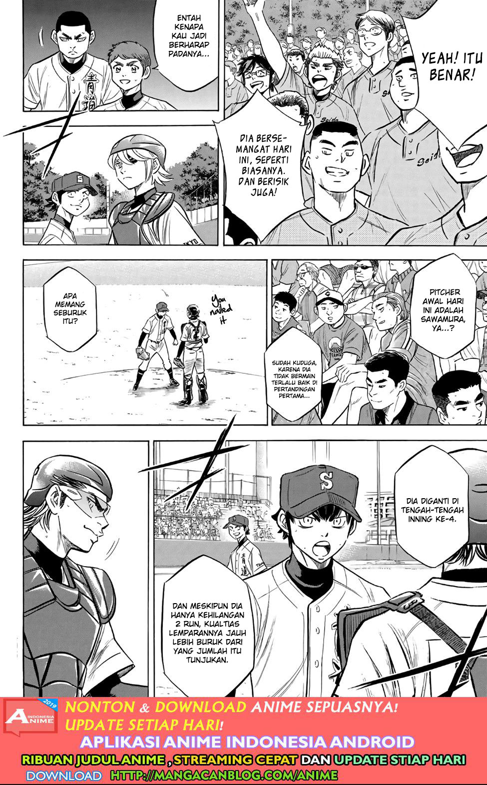 Diamond no Ace Act 2 Chapter 189 Gambar 10