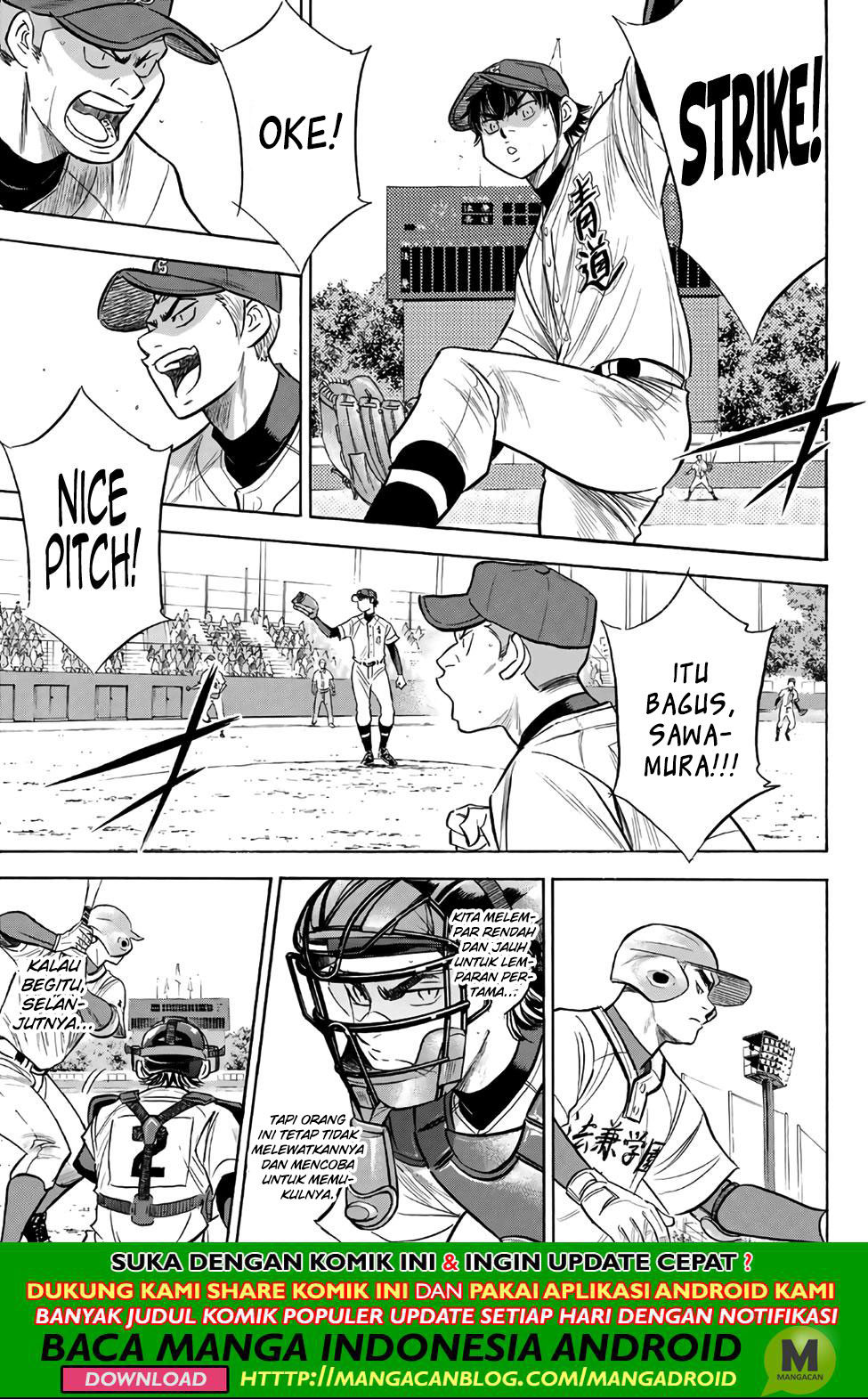Diamond no Ace Act 2 Chapter 189 Gambar 17