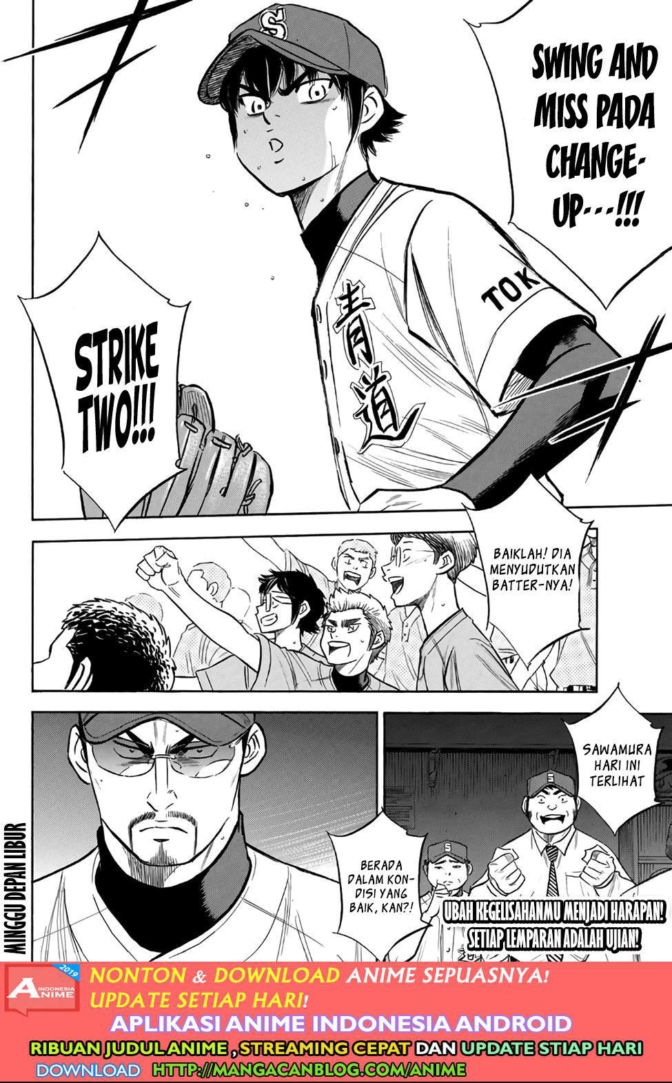 Diamond no Ace Act 2 Chapter 189 Gambar 20