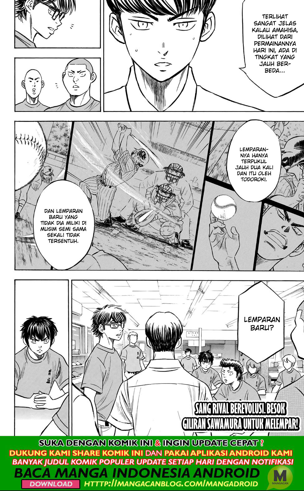 Diamond no Ace Act 2 Chapter 187 Gambar 19