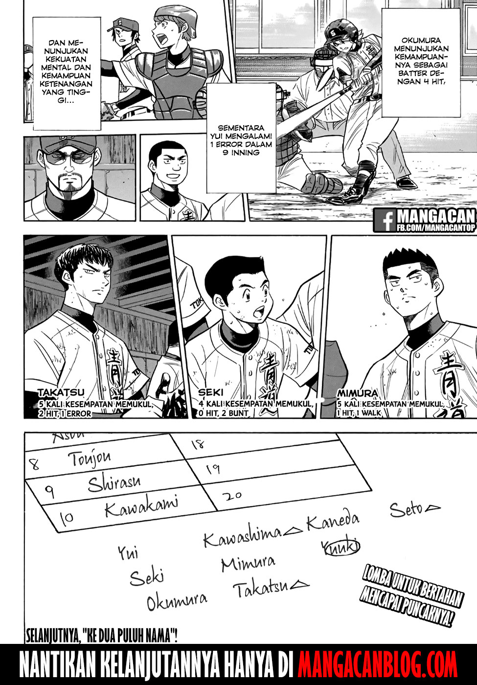Diamond no Ace Act 2 Chapter 132 Gambar 20