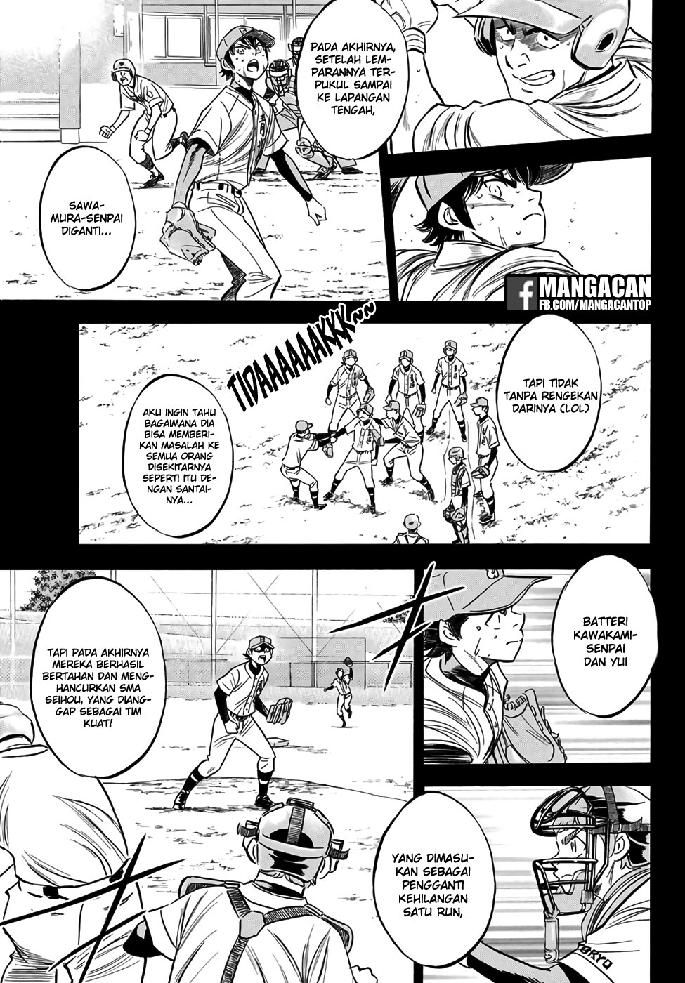 Diamond no Ace Act 2 Chapter 130 Gambar 11