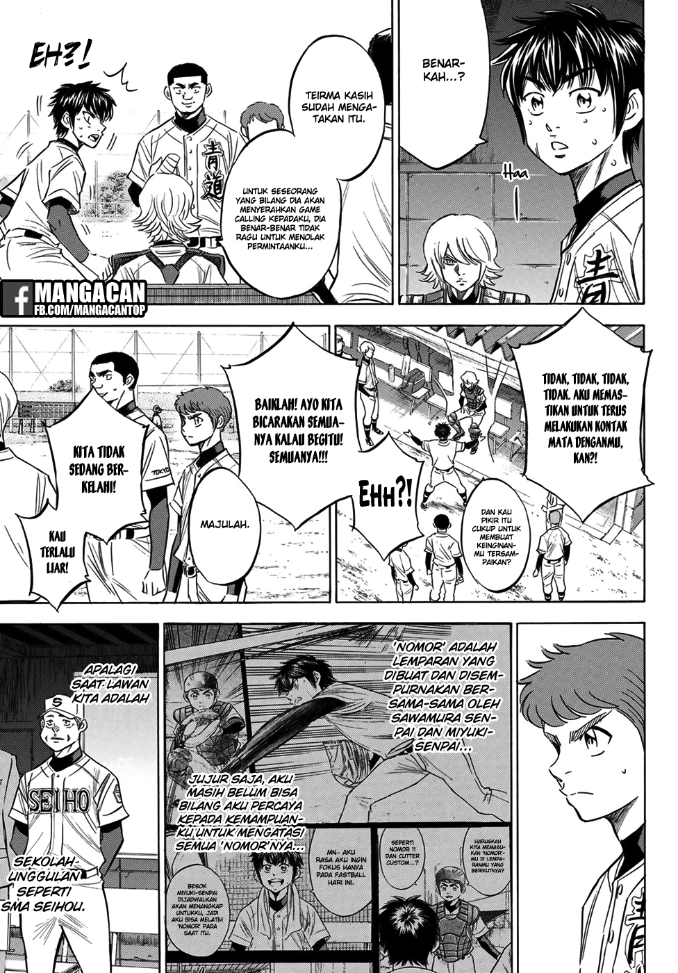 Diamond no Ace Act 2 Chapter 124 Gambar 3