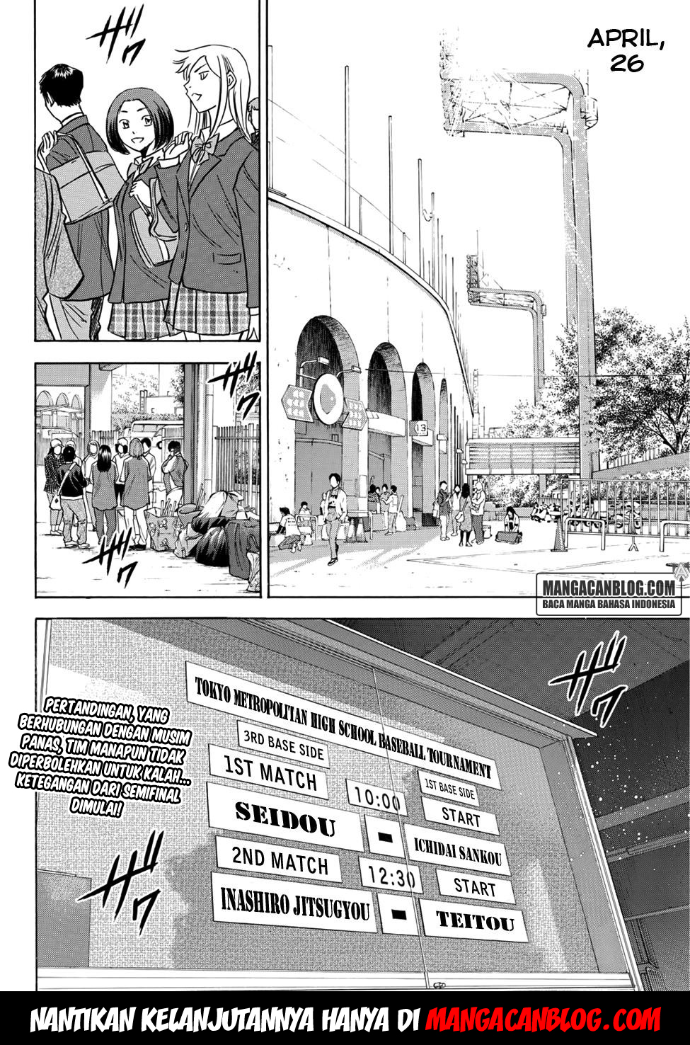 Diamond no Ace Act 2 Chapter 36 Gambar 20