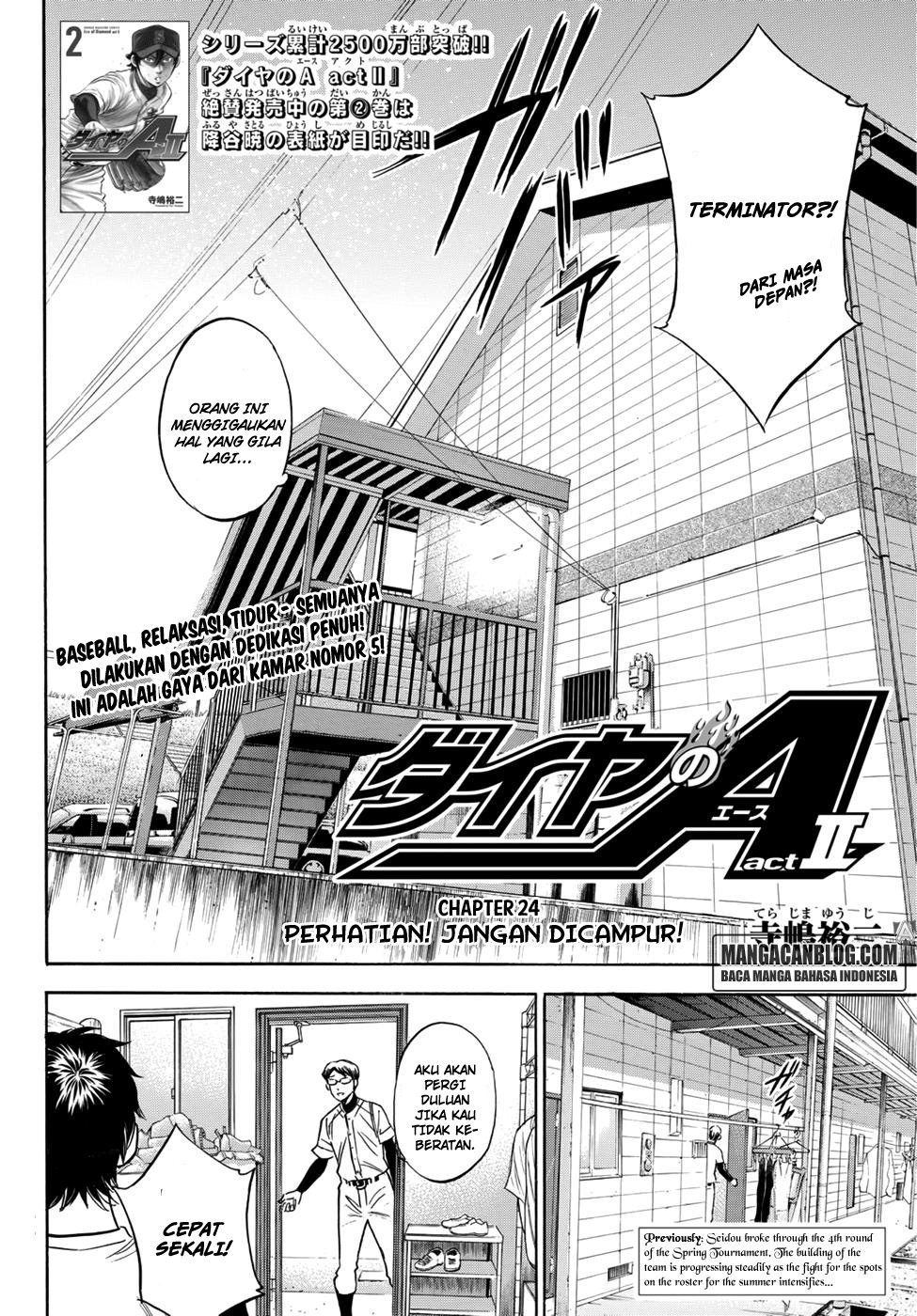 Manga Diamond no Ace Act 2 Chapter 24 gambar nomor 2