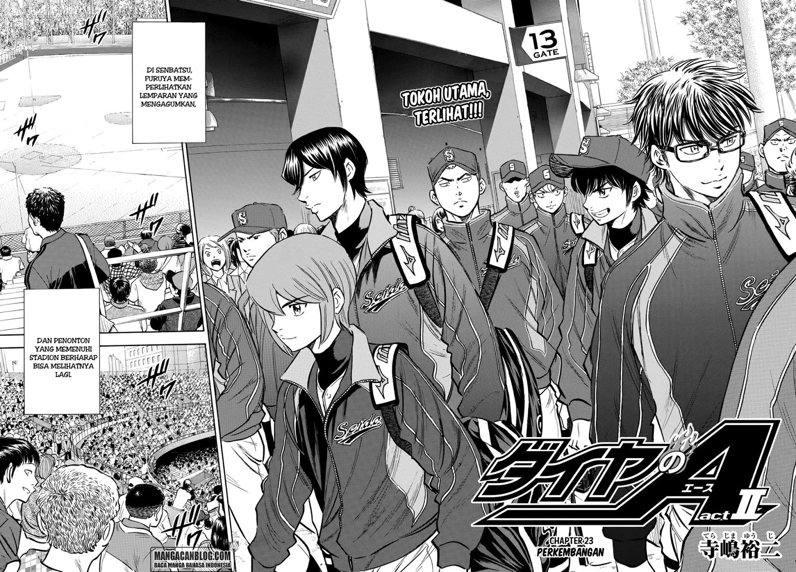 Manga Diamond no Ace Act 2 Chapter 23 gambar nomor 2