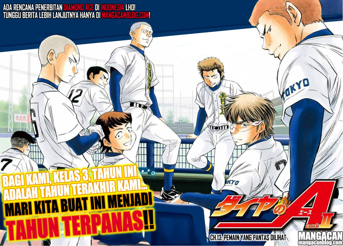 Diamond no Ace Act 2 Chapter 13 Gambar 3