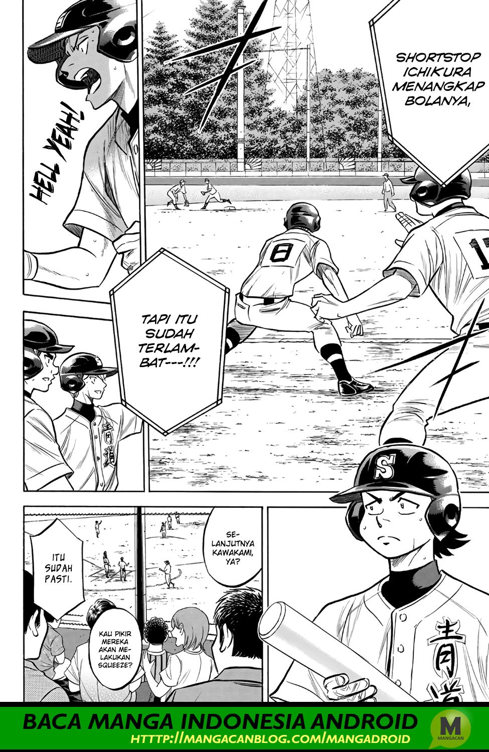 Diamond no Ace Act 2 Chapter 156 Gambar 12