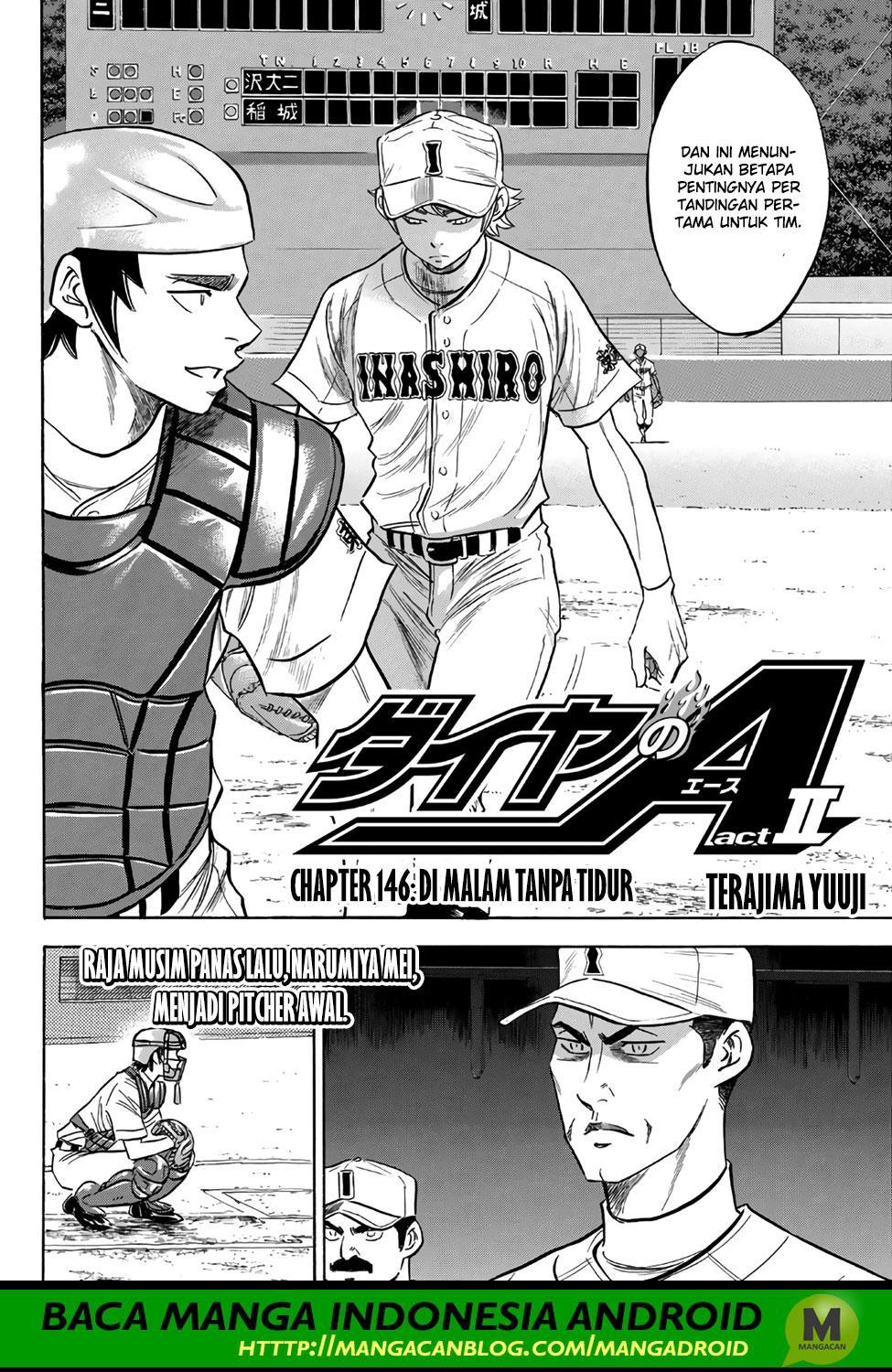 Manga Diamond no Ace Act 2 Chapter 146 gambar nomor 2