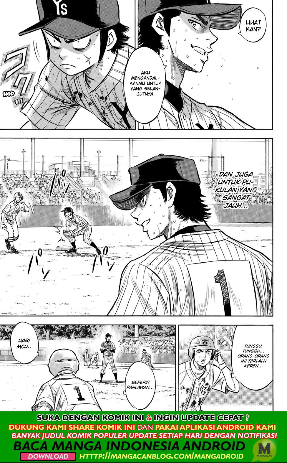 Diamond no Ace Act 2 Chapter 186 Gambar 17