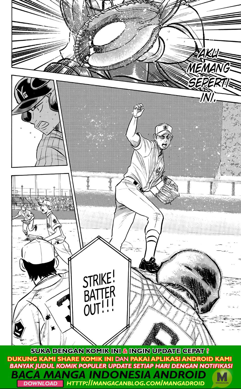 Diamond no Ace Act 2 Chapter 185 Gambar 8