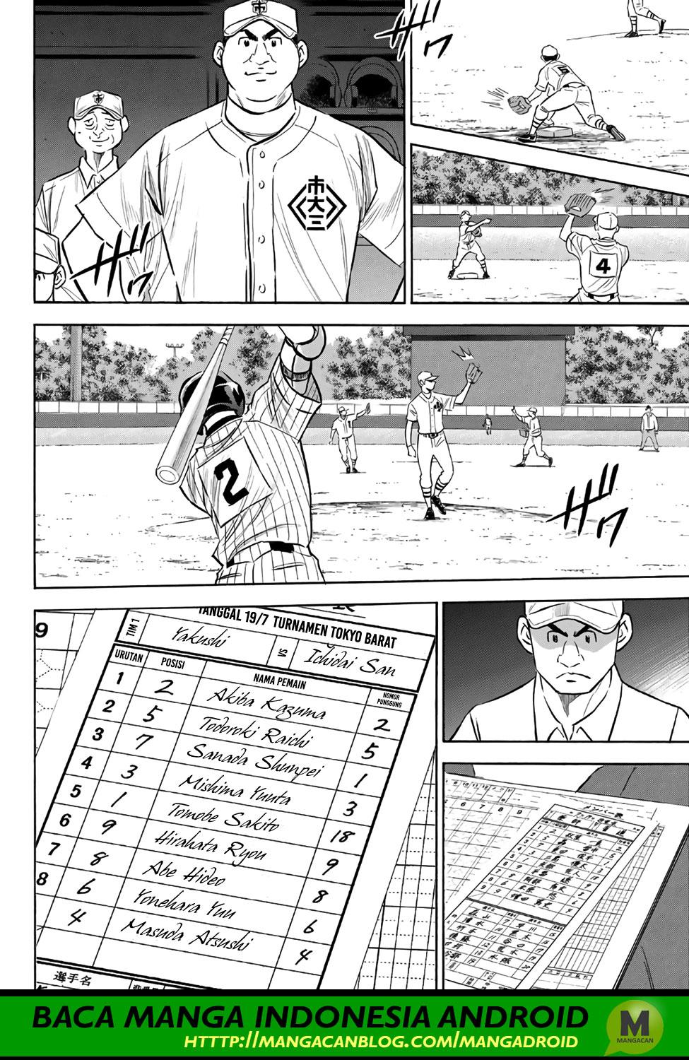 Diamond no Ace Act 2 Chapter 172 Gambar 4