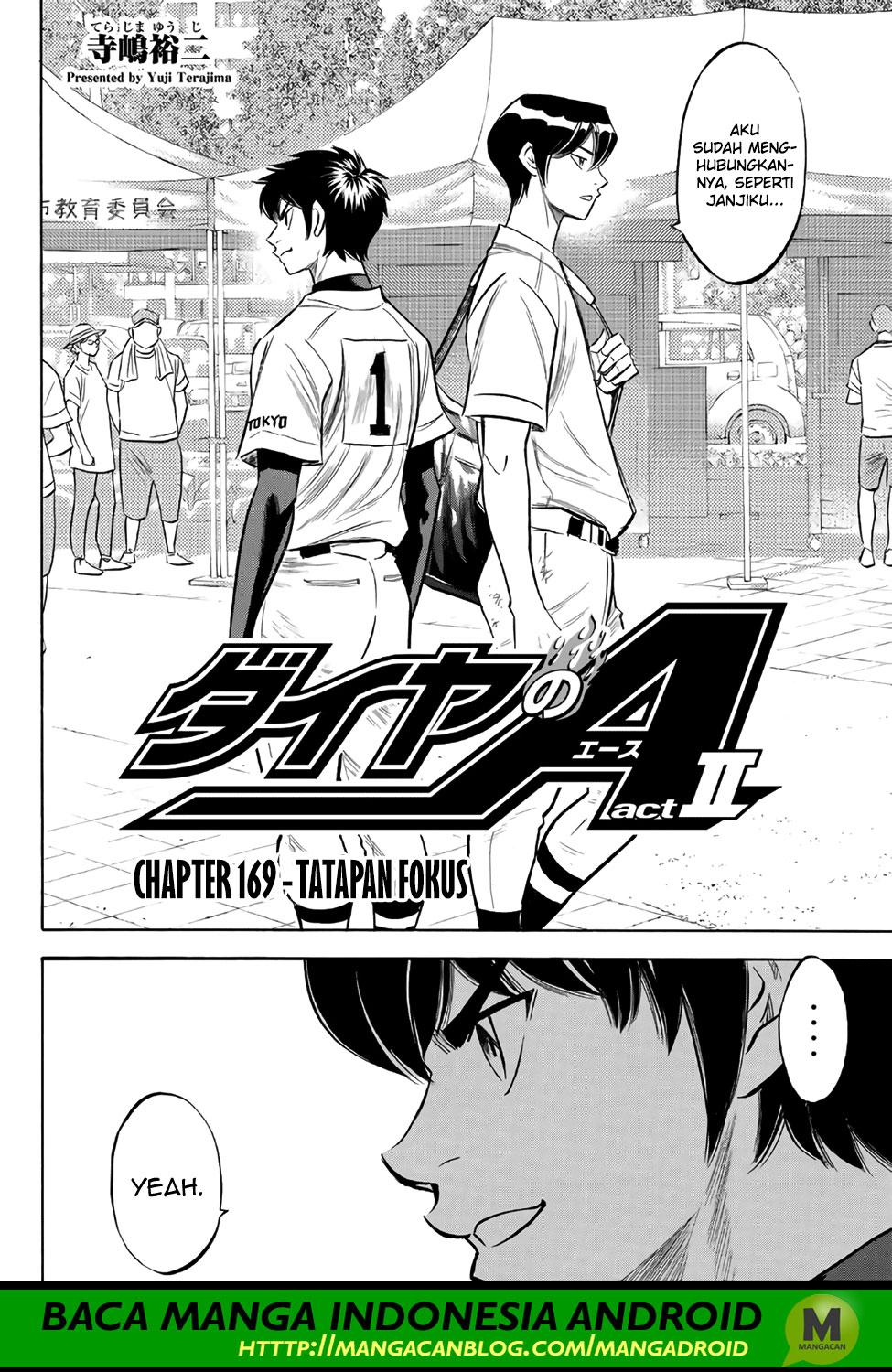 Manga Diamond no Ace Act 2 Chapter 169 gambar nomor 2
