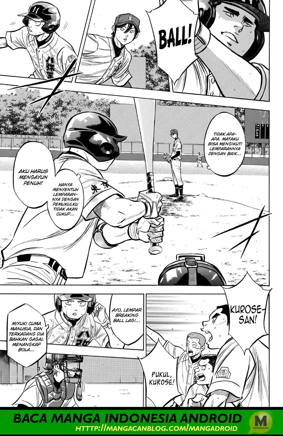 Diamond no Ace Act 2 Chapter 168 Gambar 3