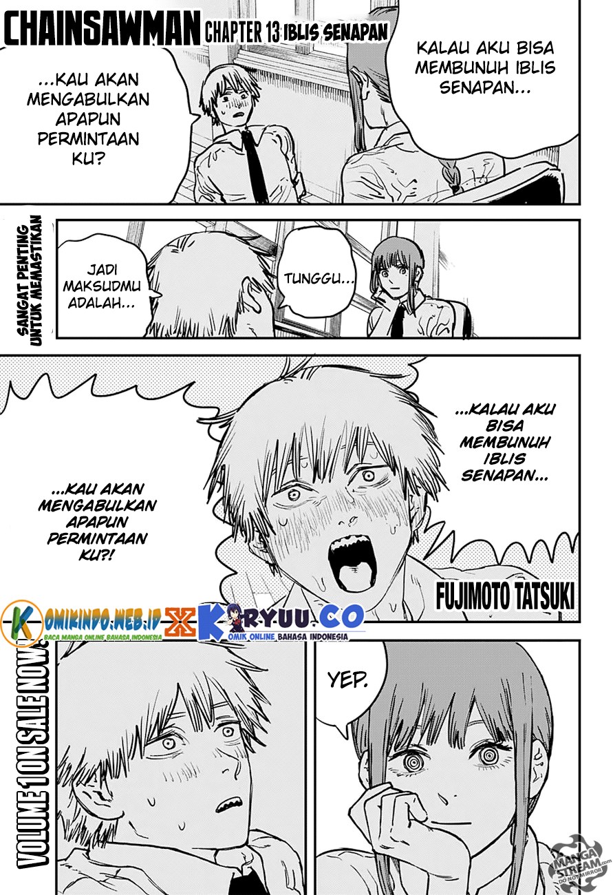 Manga Chainsaw Man Chapter 13 gambar nomor 2