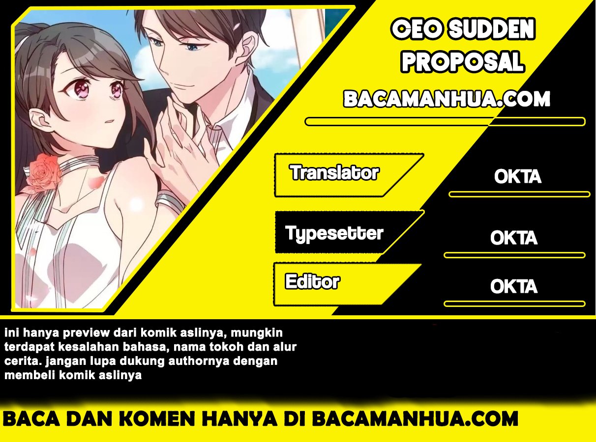Komik CEO’s Sudden Proposal Chapter 17 gambar nomor 1