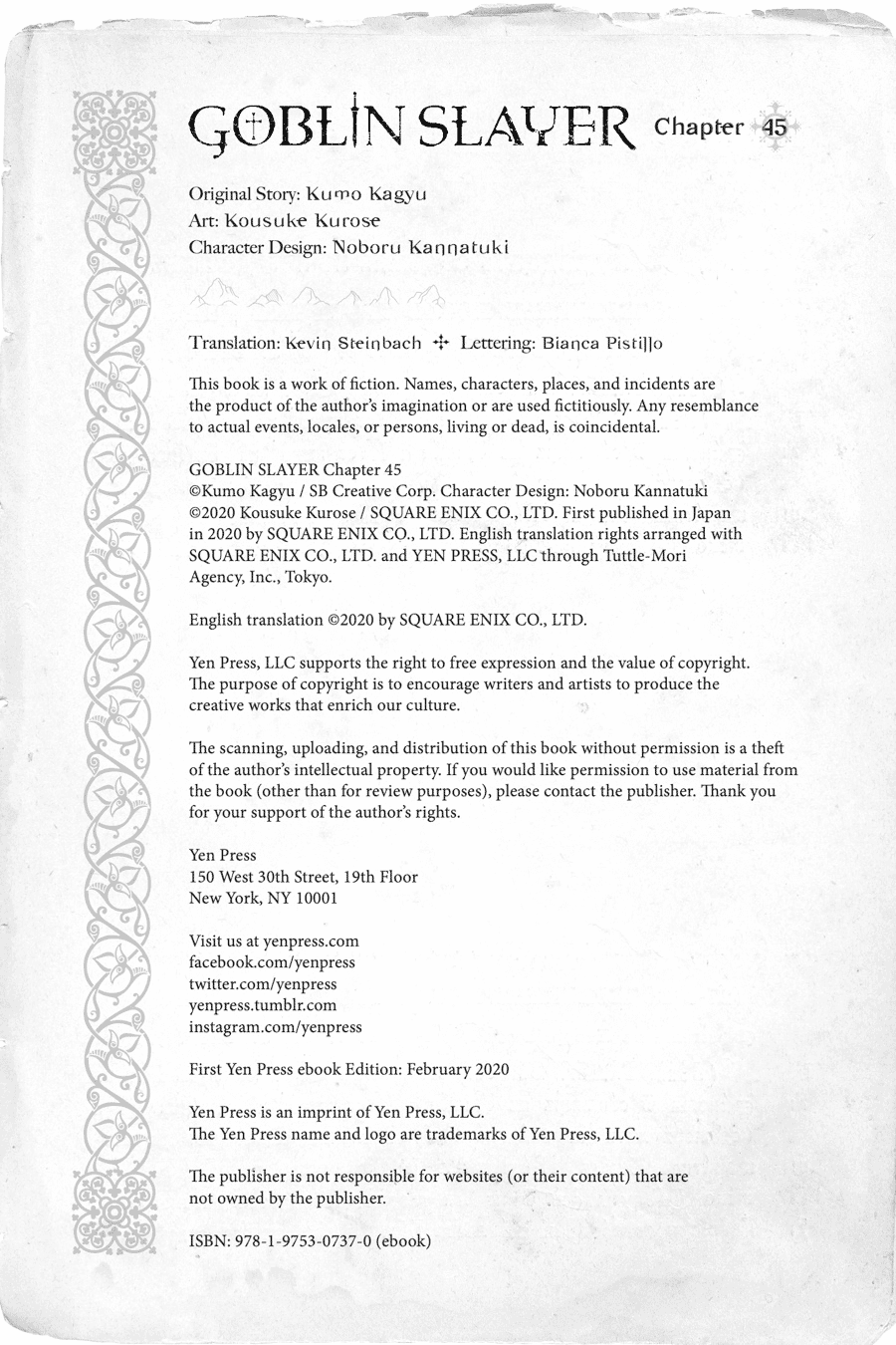 Goblin Slayer Chapter 45 Gambar 23