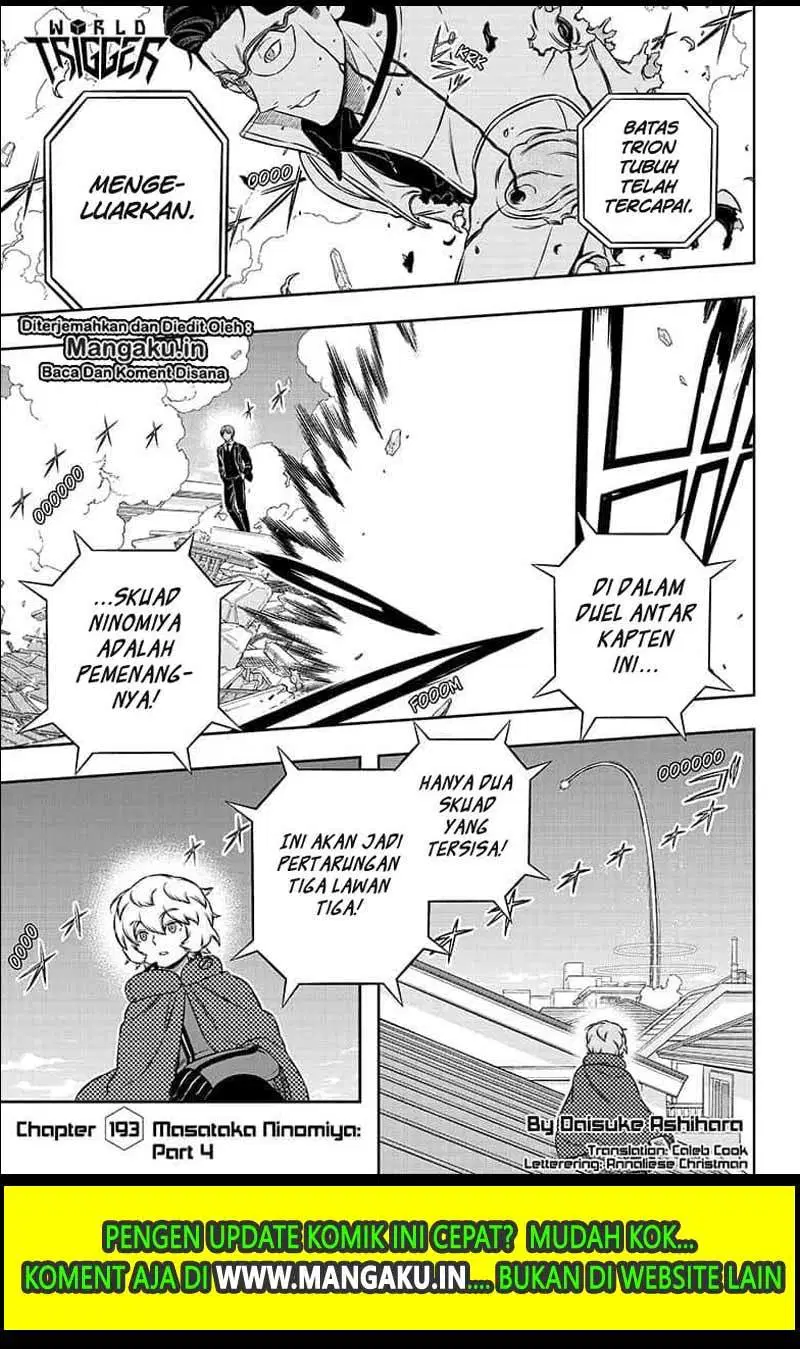 Manga World Trigger Chapter 193 gambar nomor 2