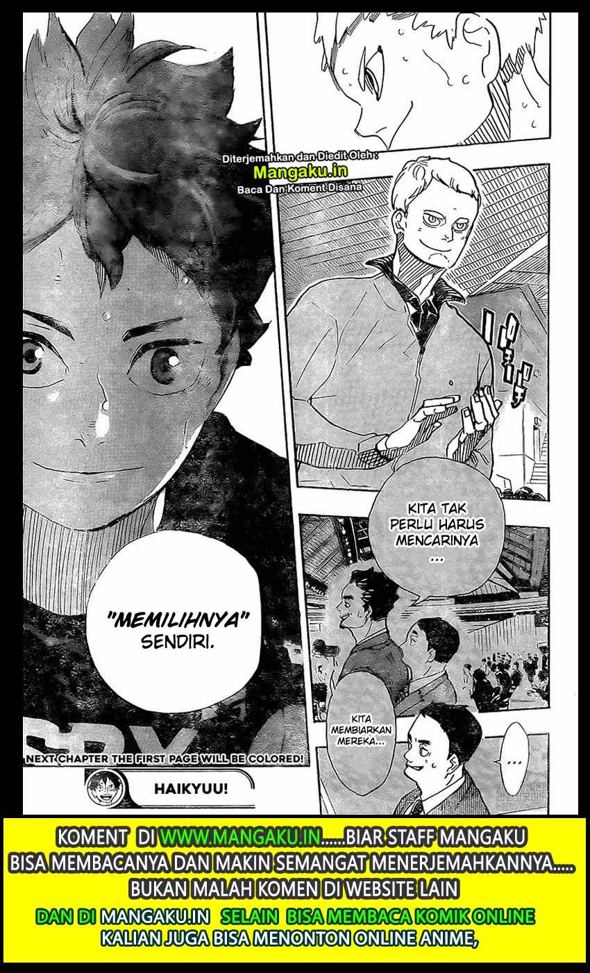 Haikyuu!! Chapter 385 Gambar 18