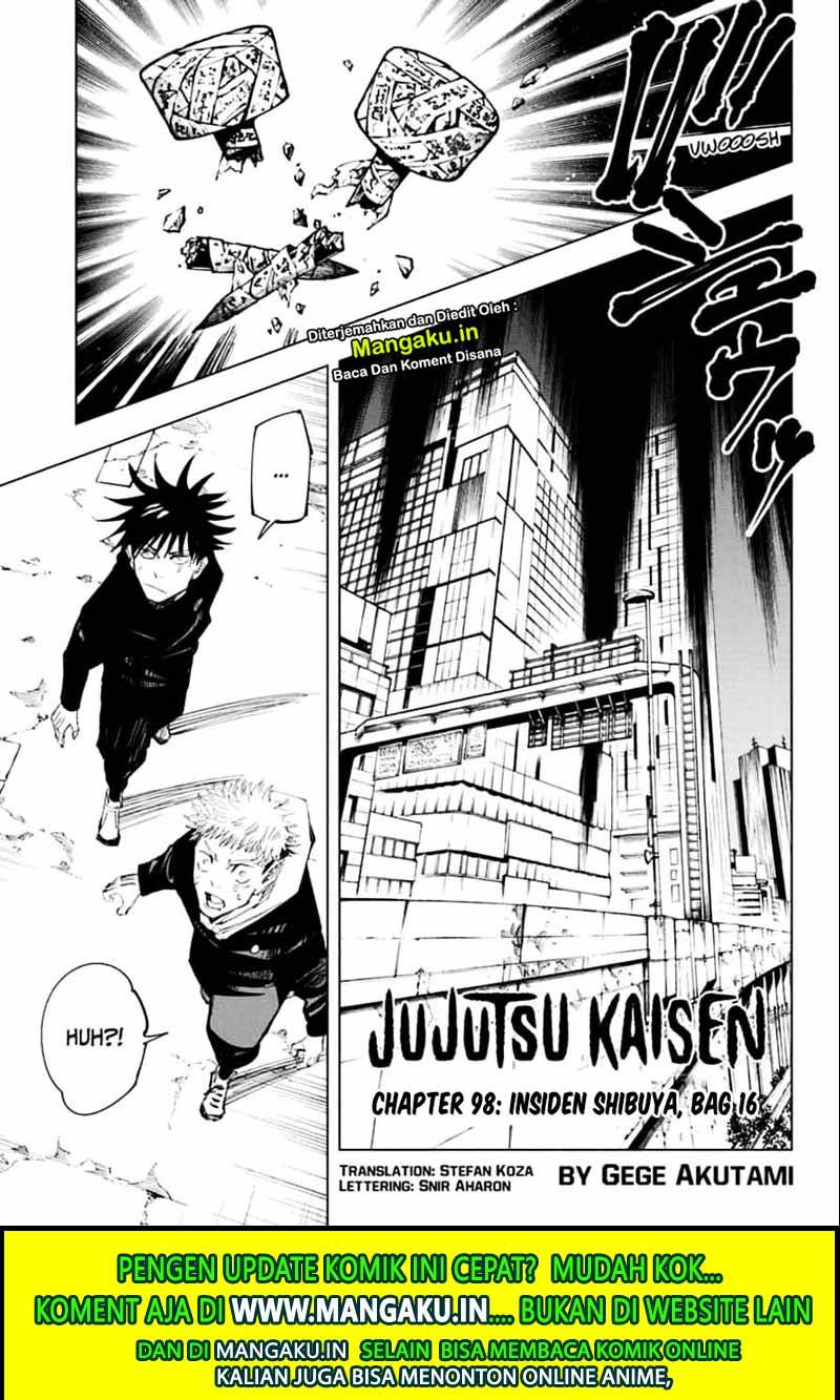 Manga Jujutsu Kaisen Chapter 98 gambar nomor 2