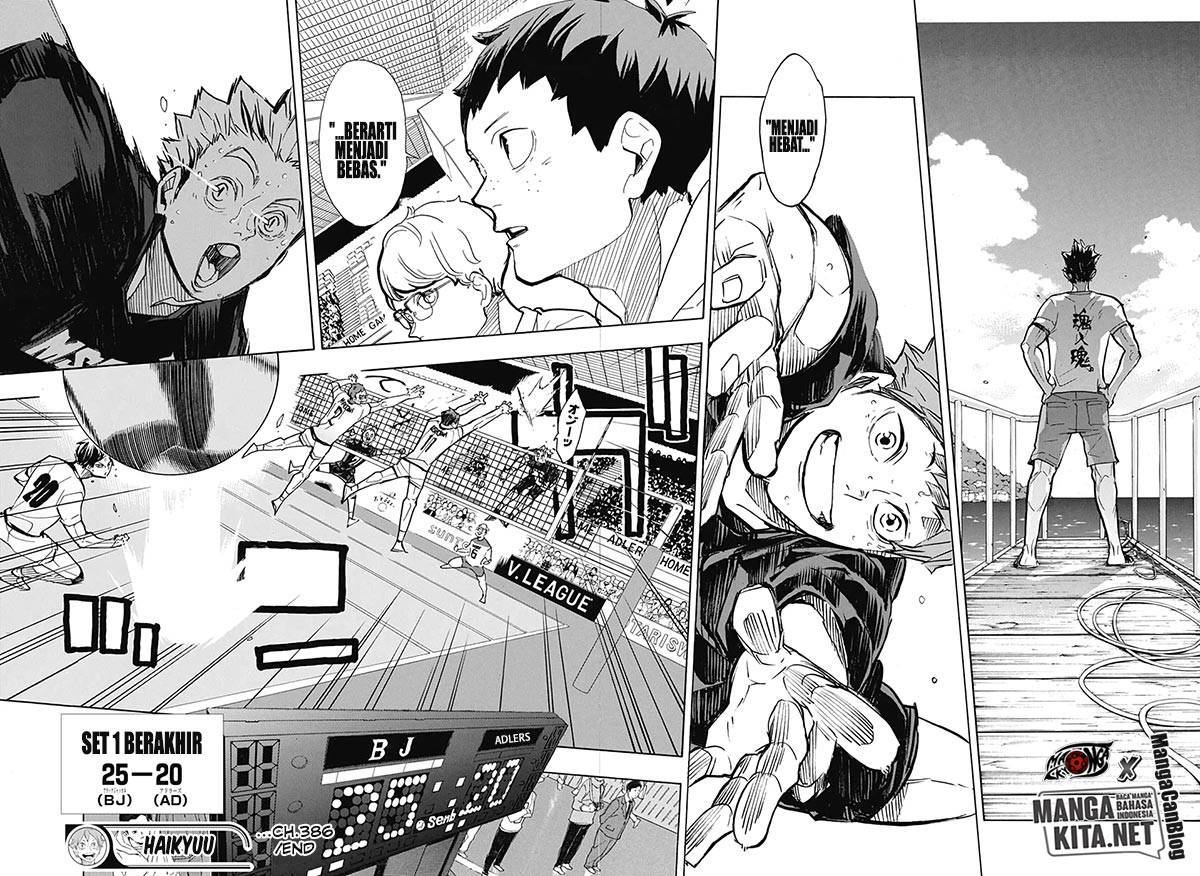 Haikyuu!! Chapter 386 Gambar 18