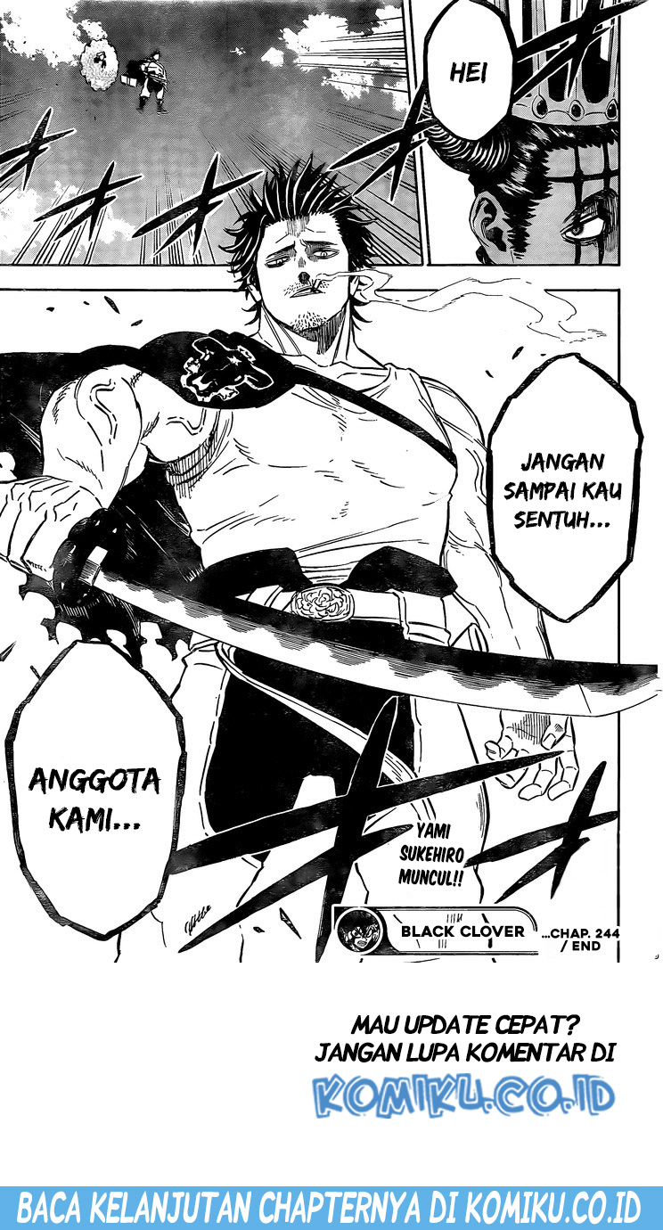 Black Clover Chapter 244 Gambar 16