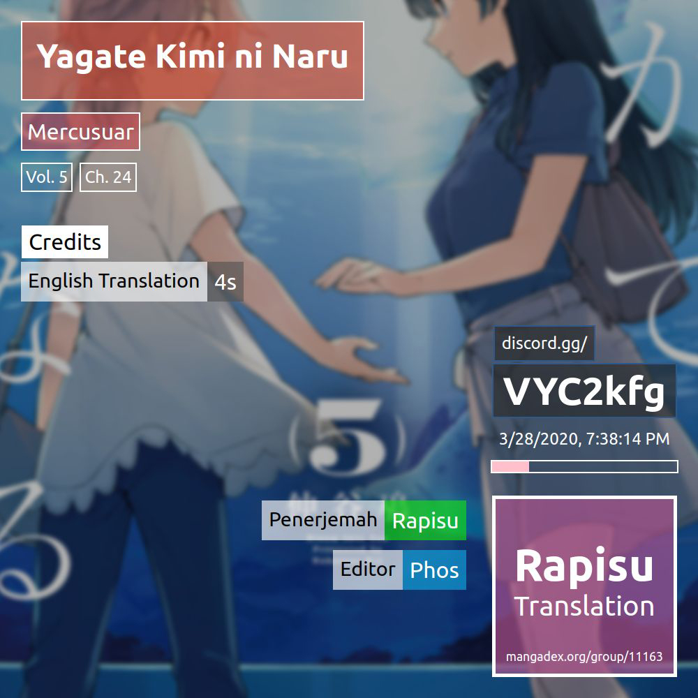 Komik Yagate Kimi ni Naru Chapter 24 gambar nomor 1