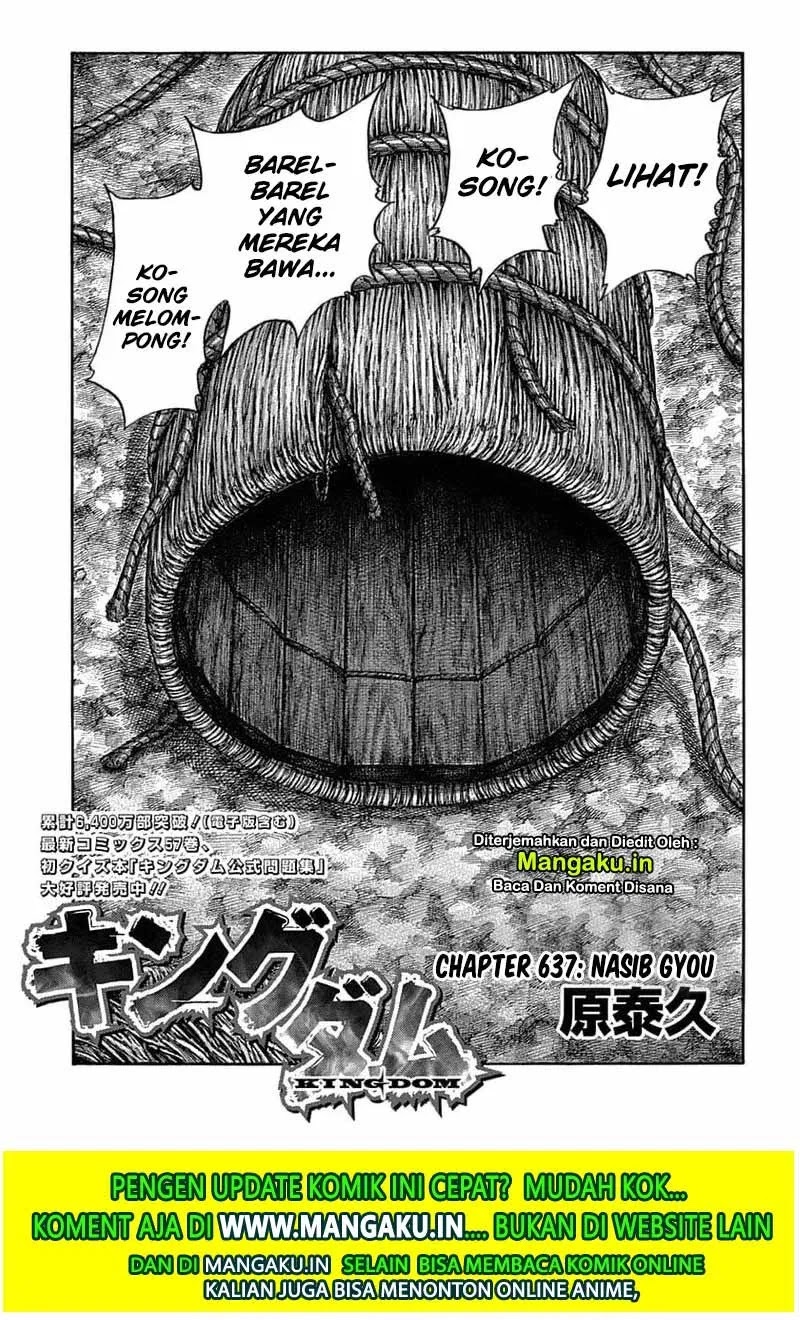Manga Kingdom Chapter 637 gambar nomor 2
