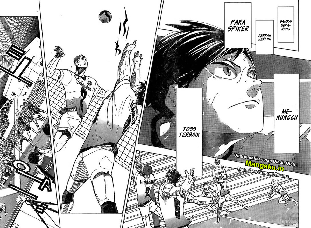 Haikyuu!! Chapter 389 Gambar 15