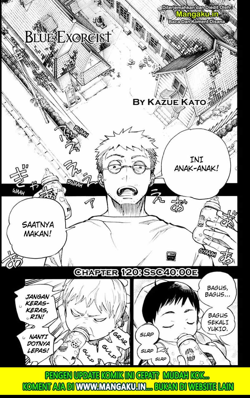Manga Ao no Exorcist Chapter 120 gambar nomor 2