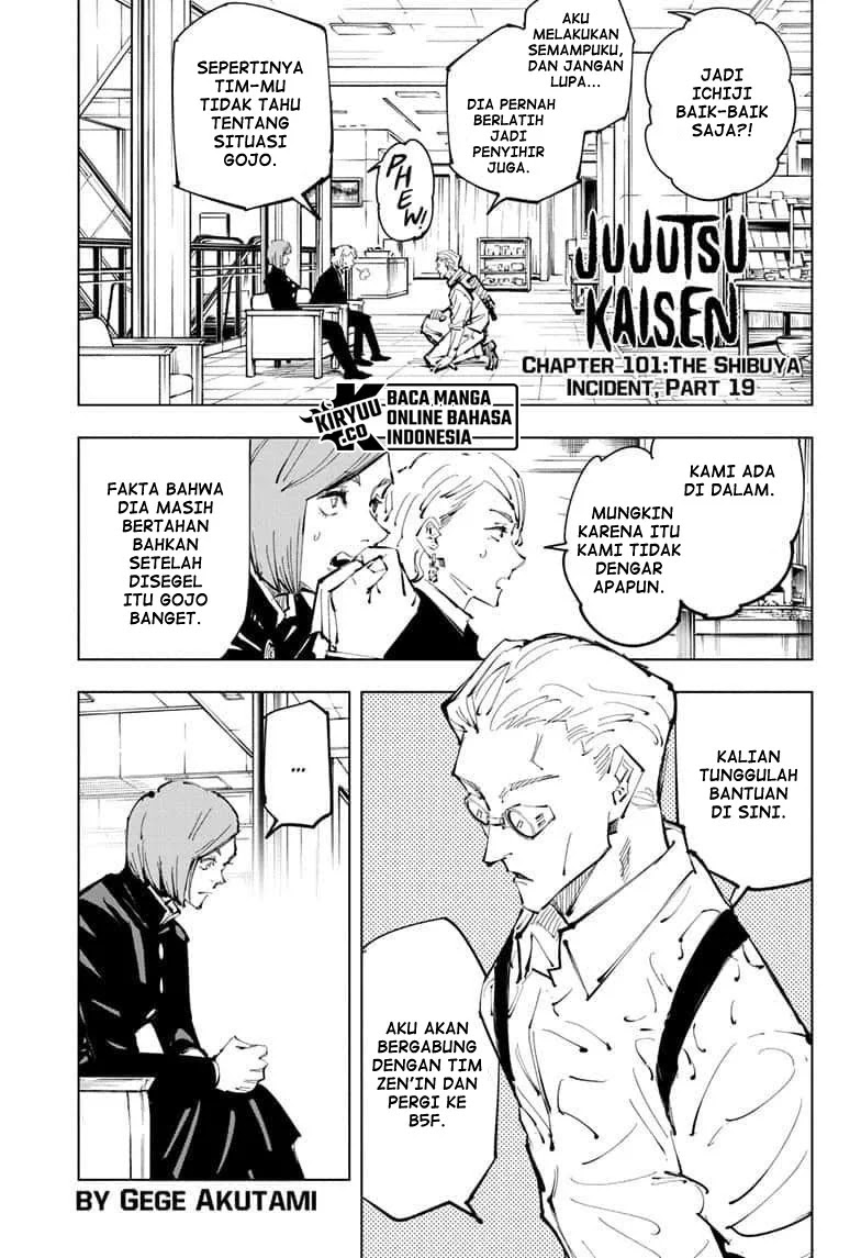 Manga Jujutsu Kaisen Chapter 101 gambar nomor 2