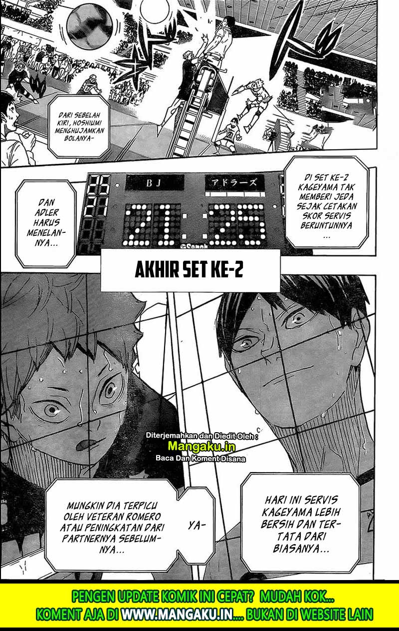 Manga Haikyuu!! Chapter 390 gambar nomor 2
