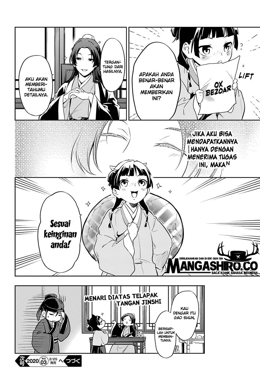Kusuriya no Hitorigoto Chapter 31 Gambar 20