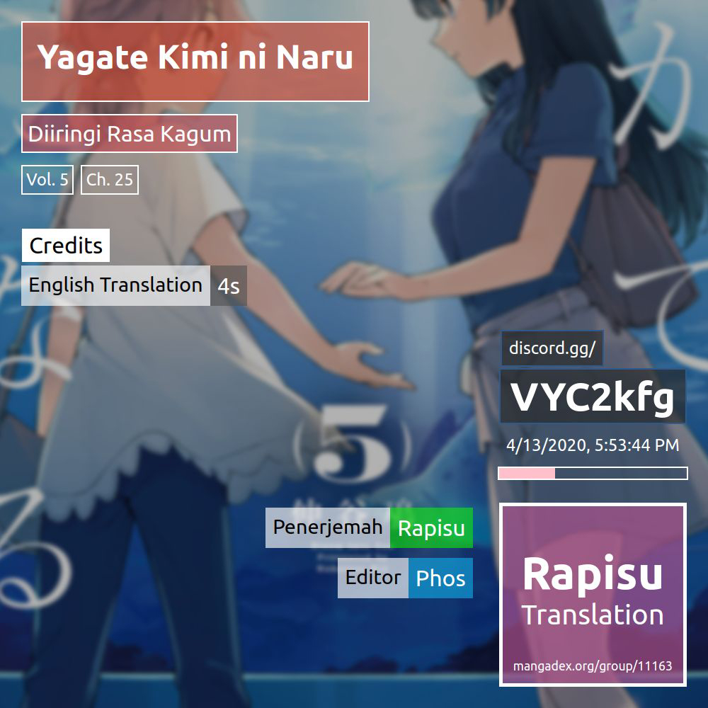 Komik Yagate Kimi ni Naru Chapter 25 gambar nomor 1