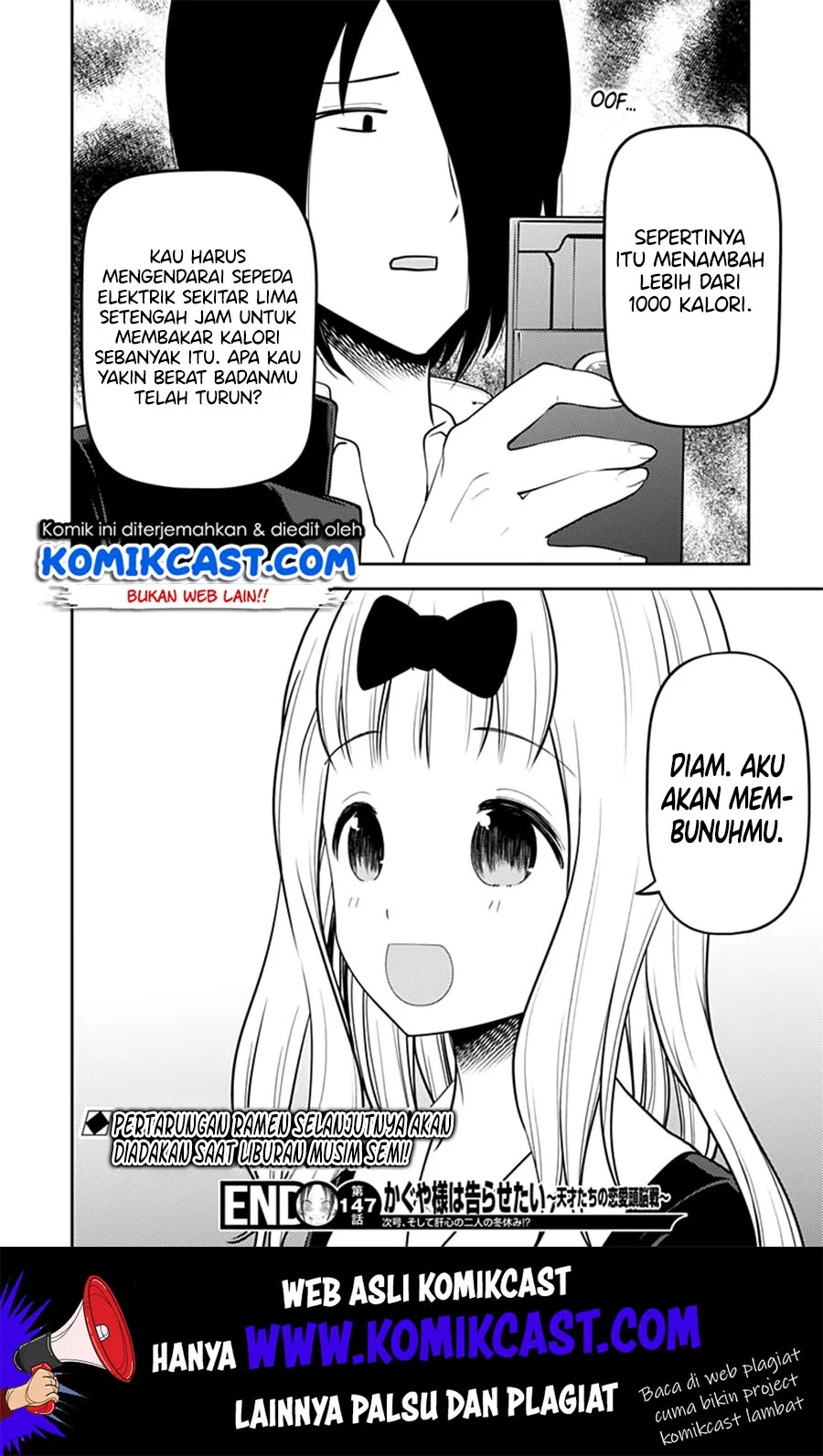 Kaguya-sama wa Kokurasetai – Tensai-tachi no Renai Zunousen Chapter 157 Gambar 19