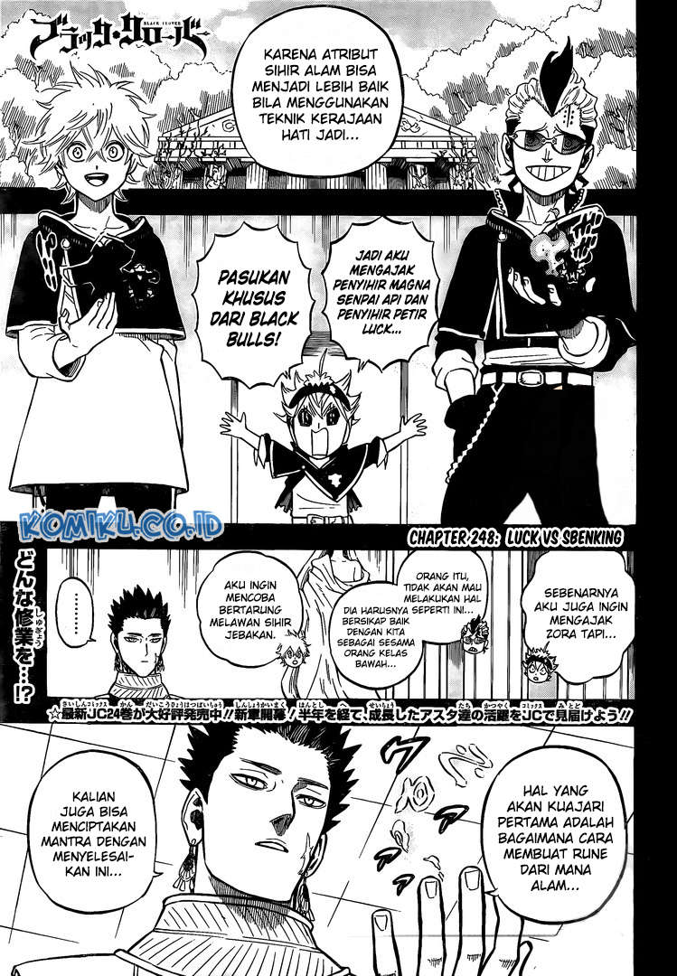 Manga Black Clover Chapter 248 gambar nomor 2