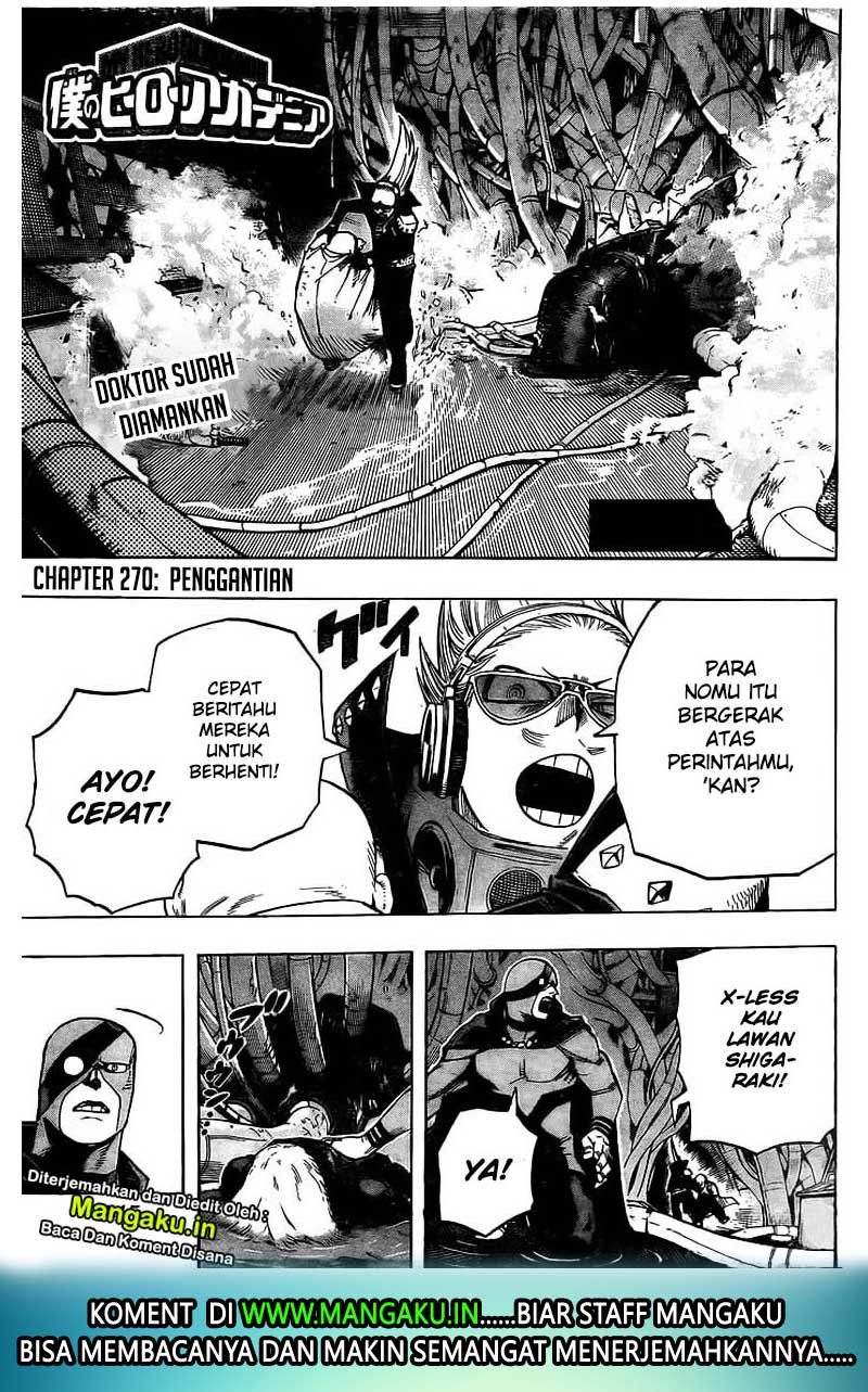 Manga Boku no Hero Academia Chapter 270 gambar nomor 2