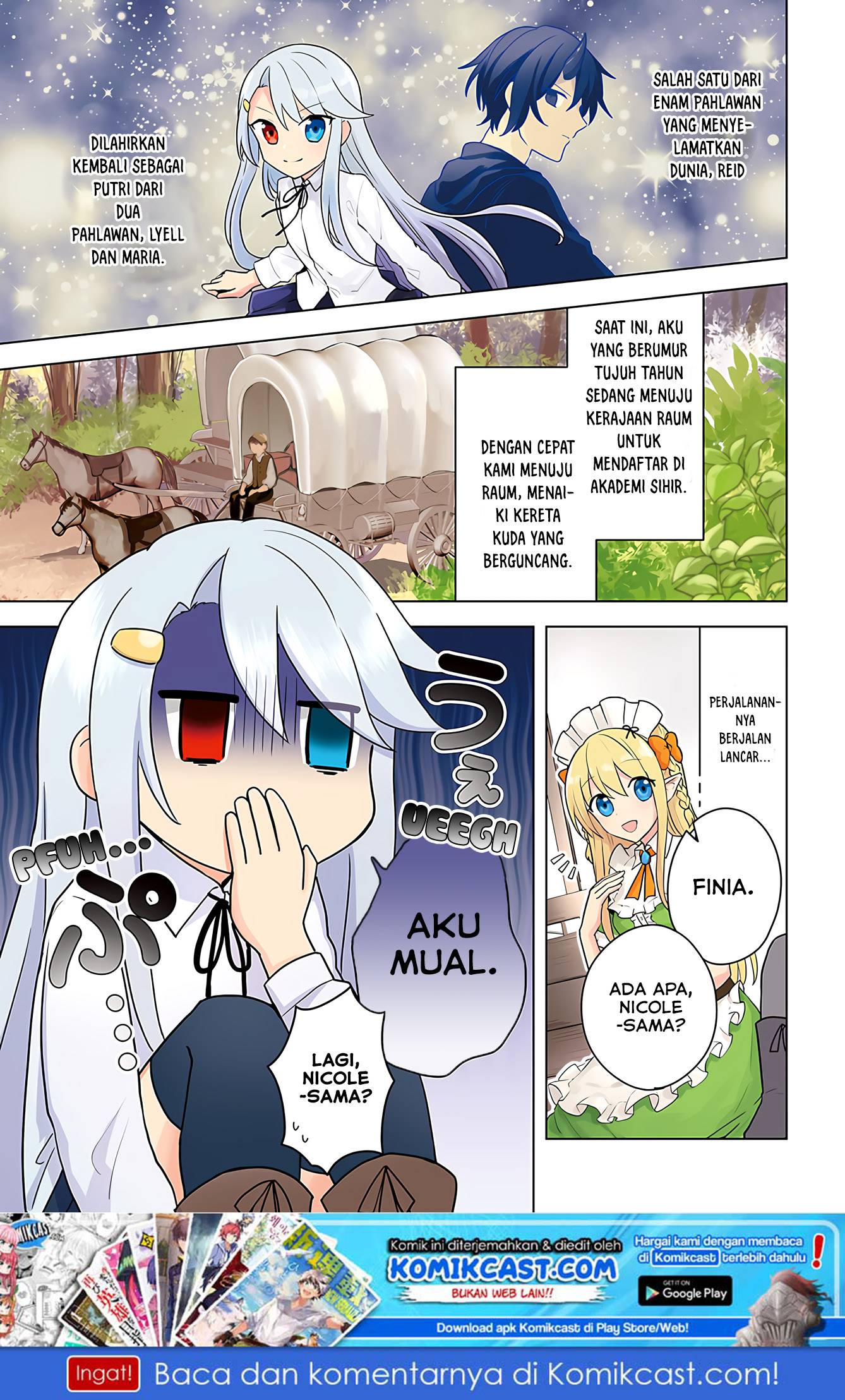 Manga Eiyuu no Musume Toshite Umarekawatta Eiyuu wa Futatabi Eiyuu o Mezasu Chapter 07 gambar nomor 2