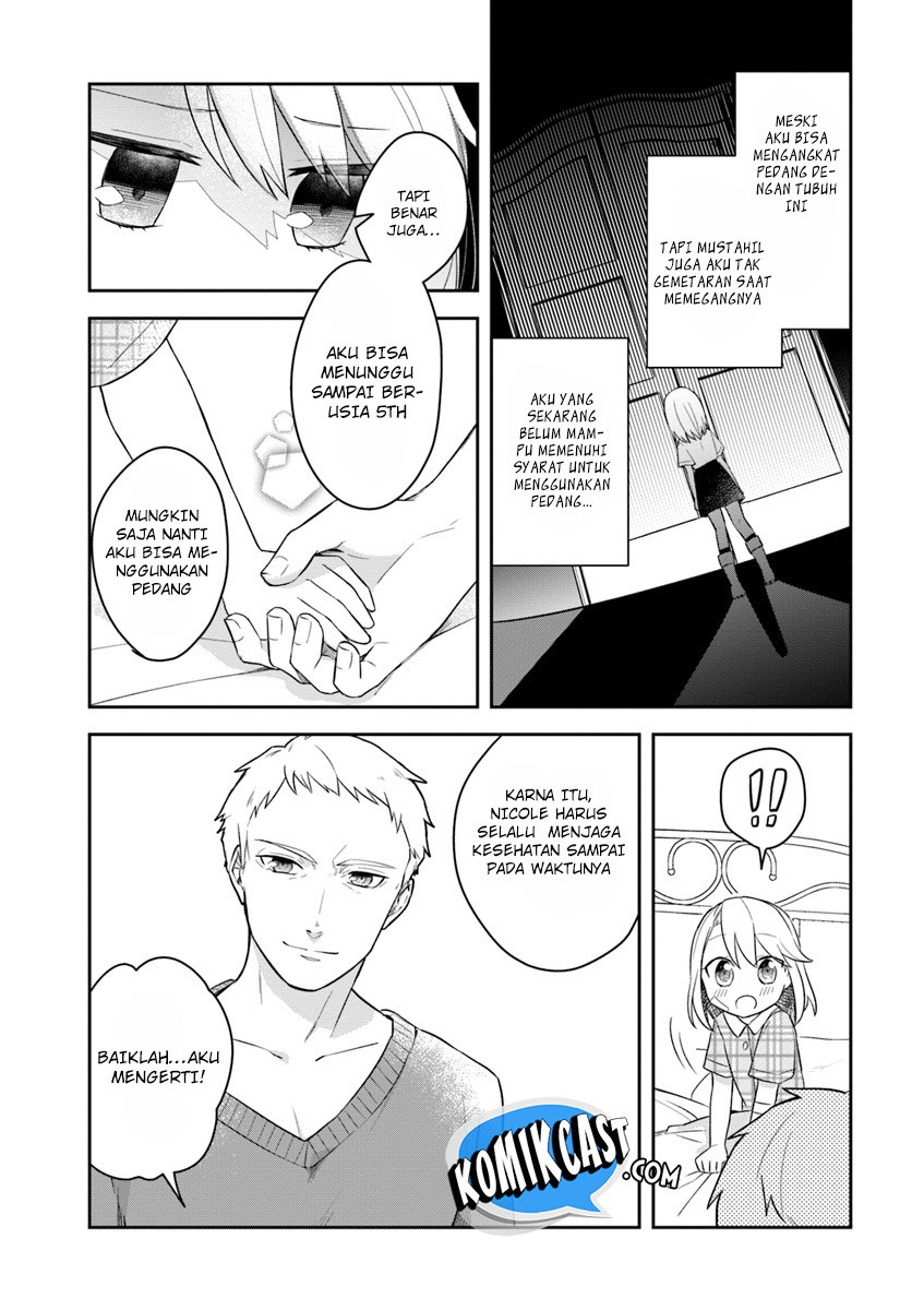 Eiyuu no Musume Toshite Umarekawatta Eiyuu wa Futatabi Eiyuu o Mezasu Chapter 03.2 Gambar 7