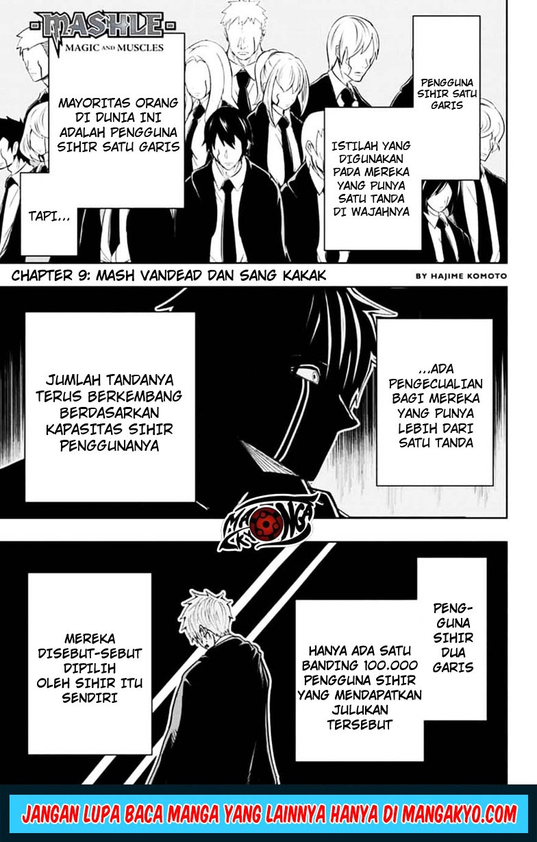 Komik Mashle: Magic and Muscles Chapter 09 gambar nomor 1