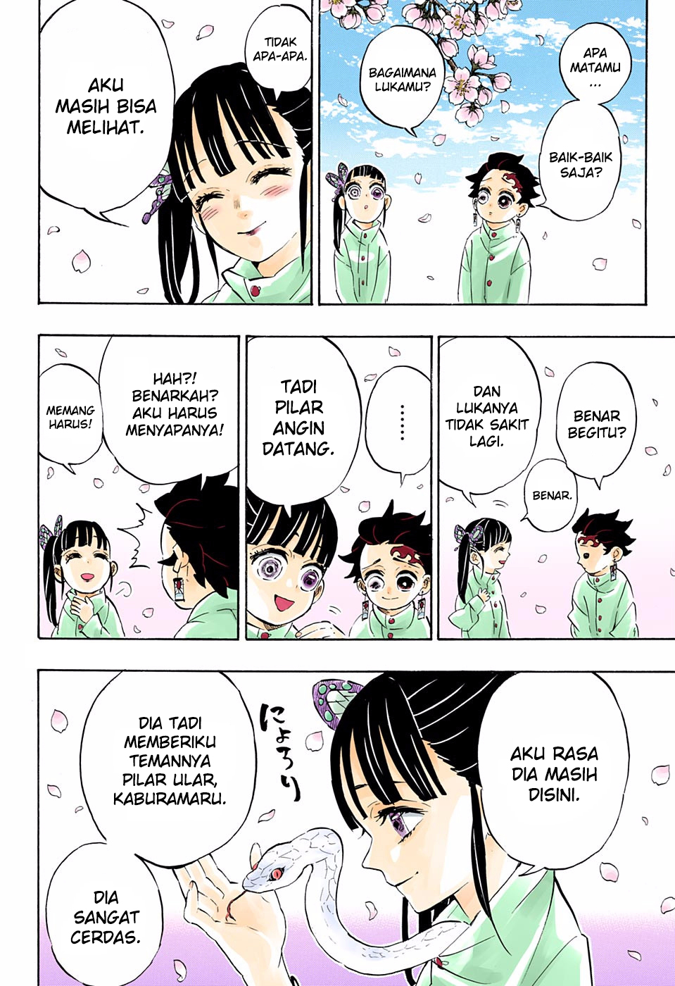 Kimetsu no Yaiba Chapter 204.5 Gambar 21
