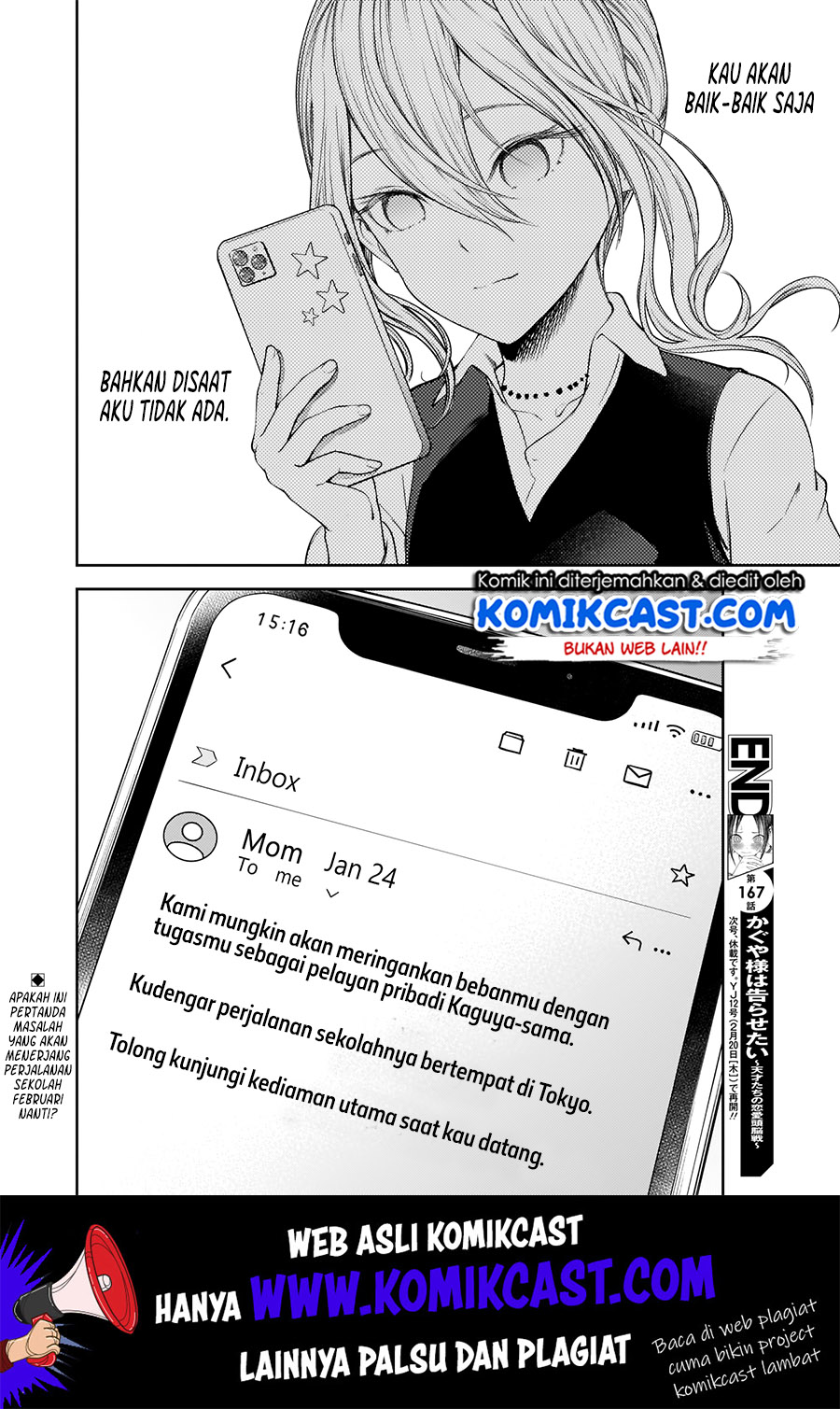 Kaguya-sama wa Kokurasetai – Tensai-tachi no Renai Zunousen Chapter 177 Gambar 19