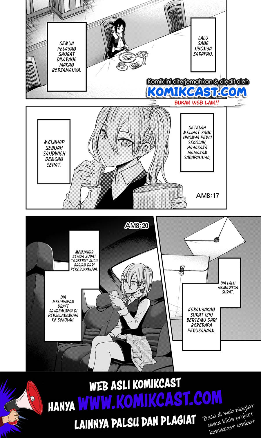 Kaguya-sama wa Kokurasetai – Tensai-tachi no Renai Zunousen Chapter 179 Gambar 7