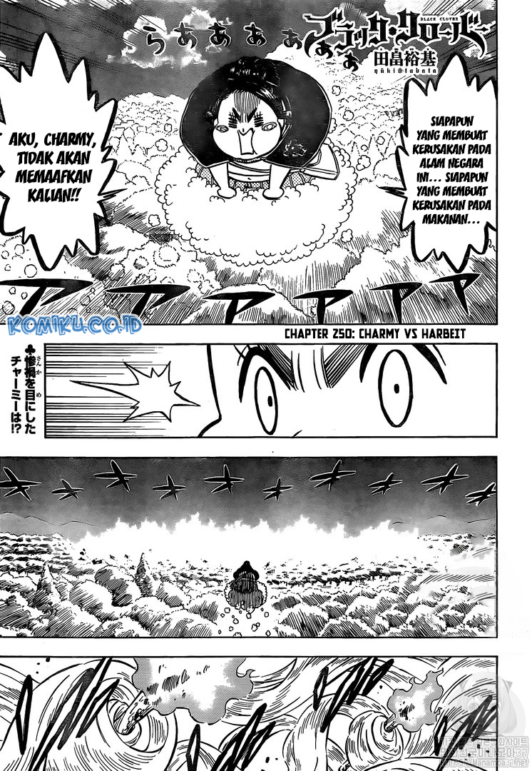 Manga Black Clover Chapter 250 gambar nomor 2