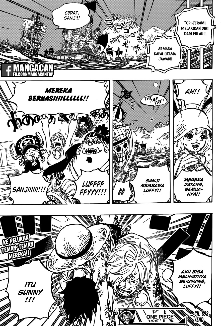 One Piece Chapter 898 Gambar 14